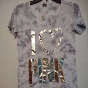 Victoria's Secret Pink I heart Pink T shirt
